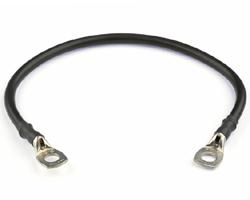 Custom battery lead in black 25 mm² cable 