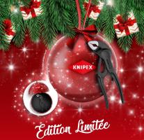 KNIPEX Cobra® XS power pliers in their Christmas decoration 