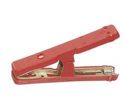 Fully insulated brass ground clamp 