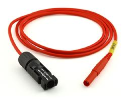 Test lead MC4 Male Red Stäubli PV-AMLS4/150 